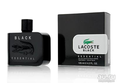 Лот: 10178596. Фото: 1. Lacoste Essential Black 125ml... Мужская парфюмерия