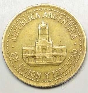 Лот: 1577224. Фото: 1. Аргентина. 25 сентаво 1992г... Америка