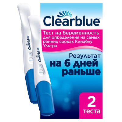 Лот: 24398141. Фото: 1. Клиаблу Ультра тест на беременность... Лекарства