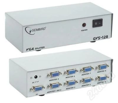 Лот: 734830. Фото: 1. vga -разветвитель на 8 мониторов. Другое (периферия)