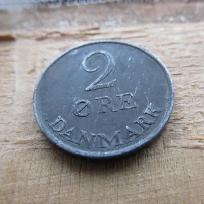 Лот: 24927540. Фото: 1. Монета 2 эри оре ере два Дания... Европа