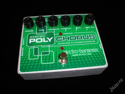 Лот: 1486567. Фото: 1. Electro Harmonix Stereo Polychorus... Гитарные эффекты и комбоусилители