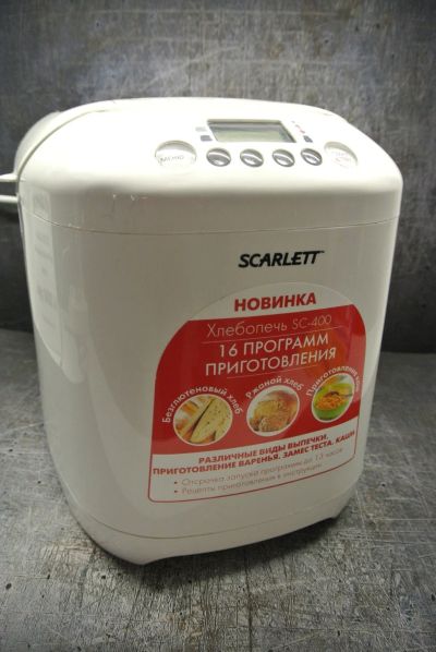 Лот: 16874364. Фото: 1. Хлебопечь scarlett SC-400(Т6539... Кухонная