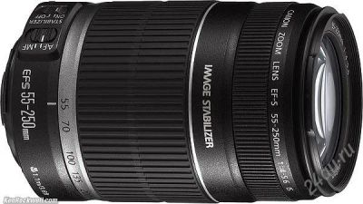 Лот: 1936022. Фото: 1. Объектив (теле) Canon EF-S 55-250... Объективы