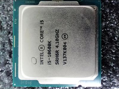 Лот: 20682545. Фото: 1. # 38 Процессор Intel core I5-10600K... Процессоры