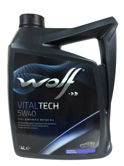 Лот: 16160512. Фото: 1. Масло WOLF VITALTECH 5W40 4л синт. Масла, жидкости