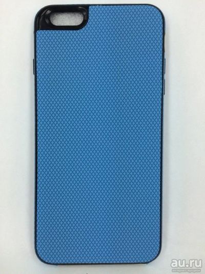 Лот: 8152185. Фото: 1. Чехол iPhone 6 Plus Ribbed синий. Чехлы, бамперы
