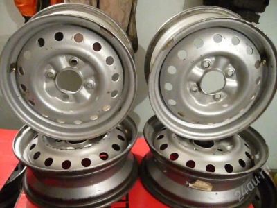 Лот: 2642346. Фото: 1. r14 4*114.3 штамповка комплект. Диски