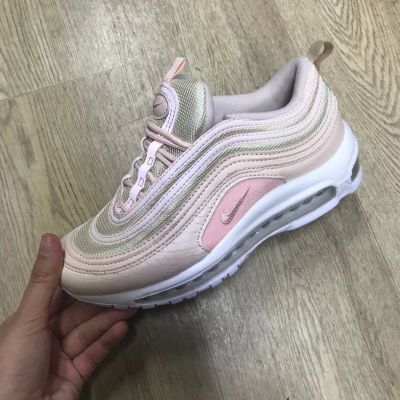 Лот: 11679589. Фото: 1. Кроссовки Nike Air Max 97 розово... Кеды, кроссовки, слипоны