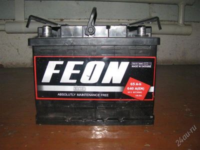 Лот: 2194566. Фото: 1. Аккумулятор автомобильный feon... Аккумуляторы