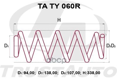 Лот: 24851007. Фото: 1. Пружина Подвески Усиленная (Ta... Другое (автозапчасти)