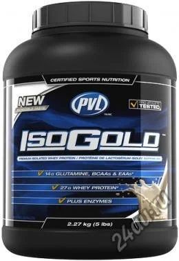 Лот: 5452950. Фото: 1. Изолят протеина Iso-Gold от PVL... Спортивное питание, витамины