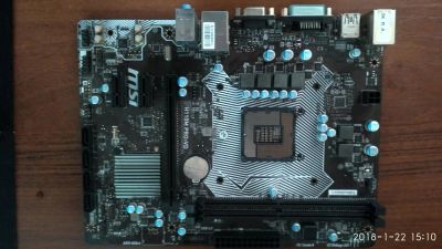 Лот: 10924408. Фото: 1. MSI h110m pro-vd. Материнские платы