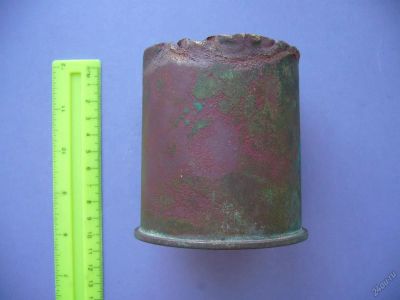 Лот: 5699802. Фото: 1. Гильза от немец. пушки 7,5 cm... Другое (военная атрибутика)
