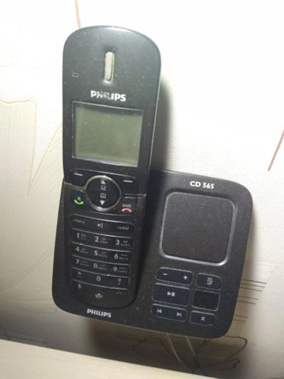 Лот: 18259640. Фото: 1. Радиотелефон Philips с автоответчиком. DECT и радиотелефоны