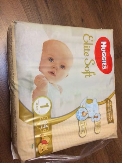 Лот: 13300826. Фото: 1. Подгузники Huggies Elite Soft... Детская гигиена