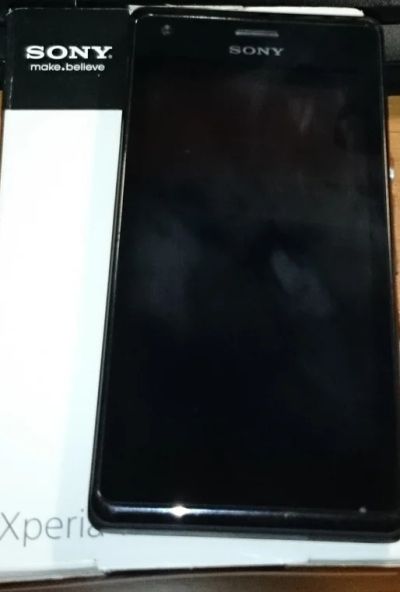 Лот: 4357559. Фото: 1. Смартфон Sony Xperia M C1905 Black. Смартфоны