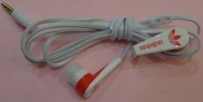 Лот: 6744359. Фото: 1. Наушники adidas sennheiser бело-красные... Наушники, гарнитуры