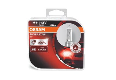 Лот: 11304722. Фото: 1. Osram H11 Silverstar 2.0 64211SV2-HCB. Оптика и освещение