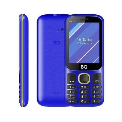 Лот: 25002849. Фото: 1. Сотовый BQ BQ-2820 Step XL+ синий... Кнопочные мобильные телефоны