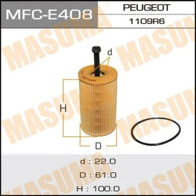 Лот: 18593512. Фото: 1. Фильтр масляный masuma peugeot... Двигатель и элементы двигателя