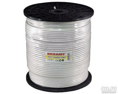 Лот: 12092959. Фото: 1. Кабель Rexant RG6 305м Коаксиальный... Шнуры, кабели, разъёмы