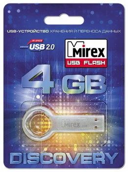 Лот: 9988264. Фото: 1. 4GB USB Flash, MIREX Round Key... USB-флеш карты