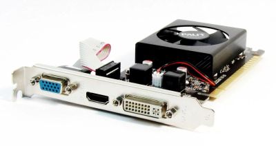 Лот: 10574544. Фото: 1. Видеокарта Palit GeForce 210 GF... Видеокарты