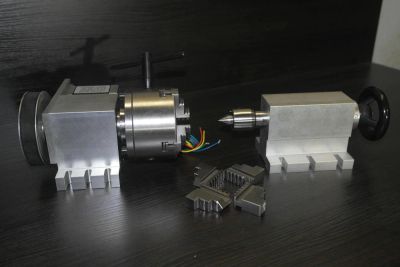Лот: 11256571. Фото: 1. 4-я ось для ЧПУ CNC гравировально-фрезерного... Промышленное