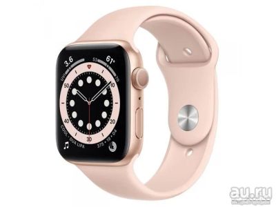 Лот: 16621711. Фото: 1. Apple Watch Series 6 44mm Gold. Смарт-часы, фитнес-браслеты, аксессуары