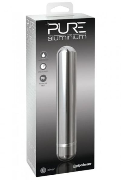 Лот: 7537245. Фото: 1. Вибромассажер PURE ALUMiNiUM -... Игрушки