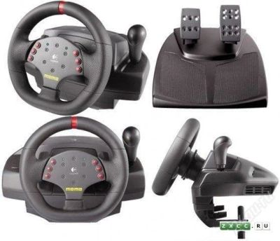 Лот: 1015843. Фото: 1. Руль Logitech Momo. Другое (игровые приставки, консоли, видеоигры)