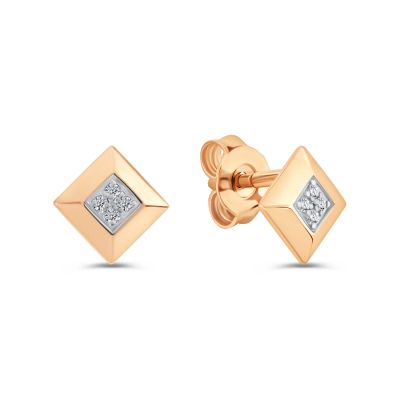 Лот: 23879574. Фото: 1. Серьги-пусеты TALANT из золота... Серьги, каффы