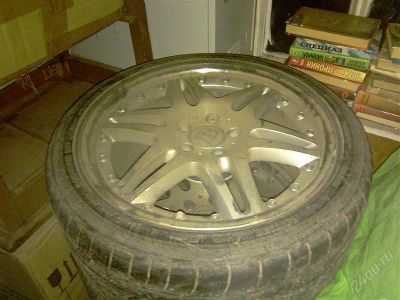 Лот: 2228819. Фото: 1. Катки BRABUS R18 с летней резиной. Диски