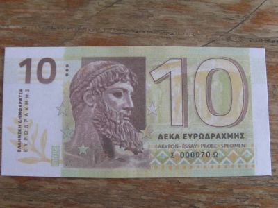 Лот: 11446099. Фото: 1. Греция 10 драхм 2015 года. Частный... Европа