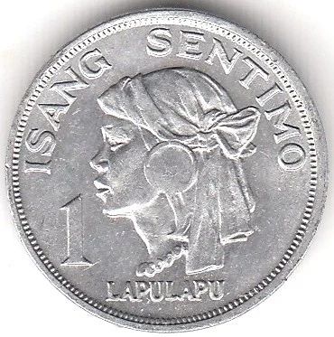 Лот: 5186859. Фото: 1. 1 сентимо Филлипины 1969г. Азия