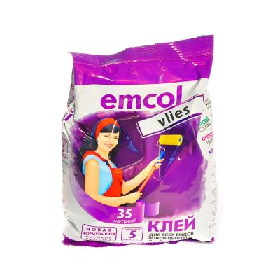 Лот: 24103631. Фото: 1. Клей для флизелиновых обоев, EMCOL... Клеи, герметики, пена монтажная, клейкие ленты