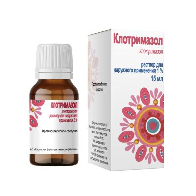 Лот: 23982021. Фото: 1. Клотримазол р-р д наруж.прим... Лекарства
