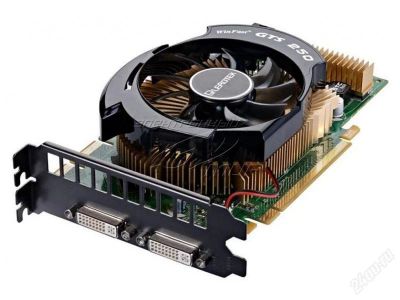 Лот: 1636235. Фото: 1. Leadtek PCI-E GeForce GTS250 1024Mb... Видеокарты