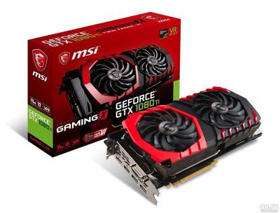 Лот: 13317501. Фото: 1. GTX 1080Ti MSI gaming X. Видеокарты