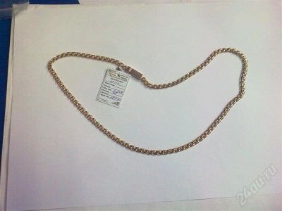 Лот: 672671. Фото: 1. цепь золото бисмарк 21.29 гр... Цепочки
