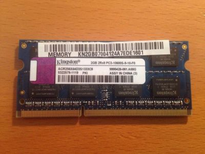 Лот: 9886715. Фото: 1. Оперативная память 2gb 2rx8 pc3... Оперативная память