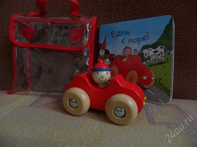 Лот: 395374. Фото: 1. Детская книжка с игрушкой (деревянная... Другое (дети растут)