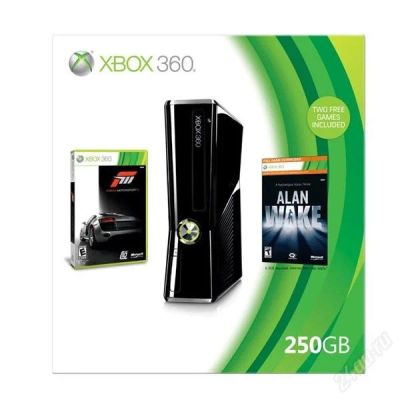 Лот: 1177951. Фото: 1. xbox 360 slim, 2 джойстика, гарнитура... Игровые приставки, консоли