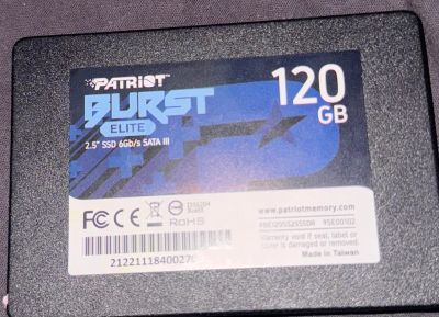 Лот: 25793685. Фото: 1. Ssd диск patriot 120gb. SSD-накопители