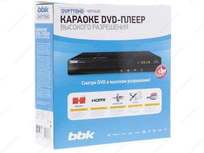 Лот: 6273886. Фото: 1. Видеоплеер DVD BBK DVP 770HD... DVD, Blu-Ray плееры