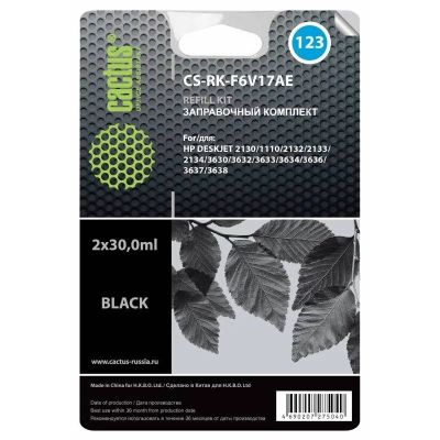 Лот: 24949621. Фото: 1. Заправочный набор Cactus CS-RK-F6V17AE... Картриджи, расходные материалы