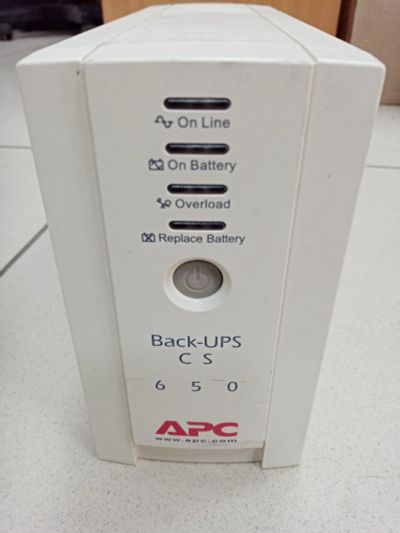 Лот: 18874507. Фото: 1. ИБП APC Back-UPS CS 650. ИБП, аккумуляторы для ИБП