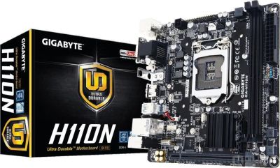 Лот: 10778887. Фото: 1. Gigabyte h110n Полный комплект... Материнские платы