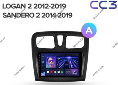 Лот: 20760215. Фото: 1. Магнитола Teyes CC3 Renault Logan... Автомагнитолы